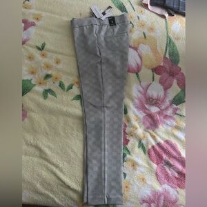 Women’s Gray Checkered Pants